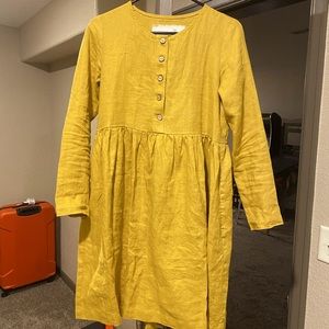 Not Perfect Linen Babydoll Dress